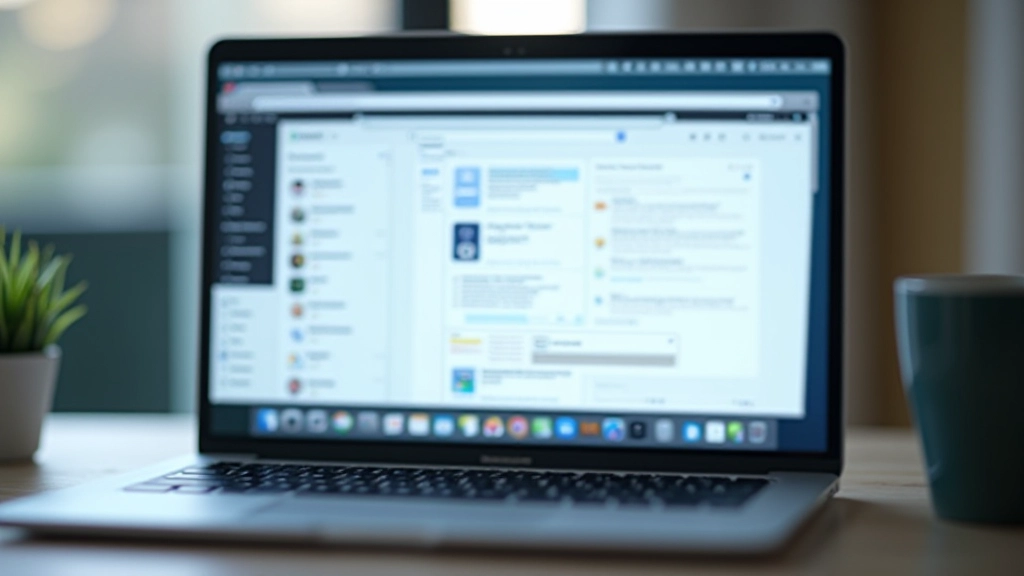 Person mit mehreren offenen Tabs und Anwendungen auf dem Laptop, visuelles Chaos am Bildschirm