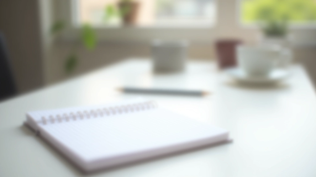 Moderner Arbeitsplatz mit Tagebuch und Zeitplan auf heller Oberfläche